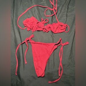 Red Bikini Set